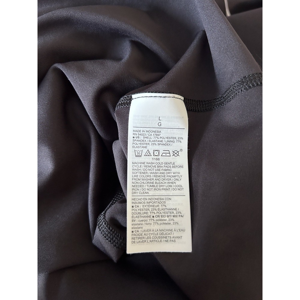 Old Navy Powersoft Athletic Dress Black Size Large NWT Built In Bra And Shorts - Picture 7 of 7